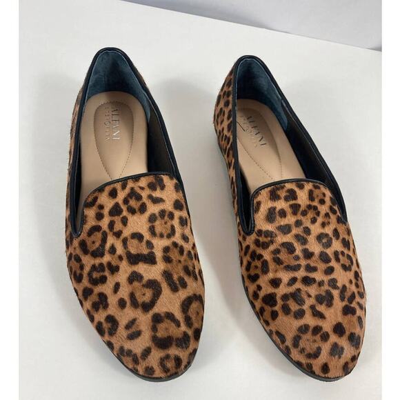 Alfani Oceanaa Step N Flex Leopard Cheetah Print Calf Hair Loafers Flats size 7M - Picture 3 of 7